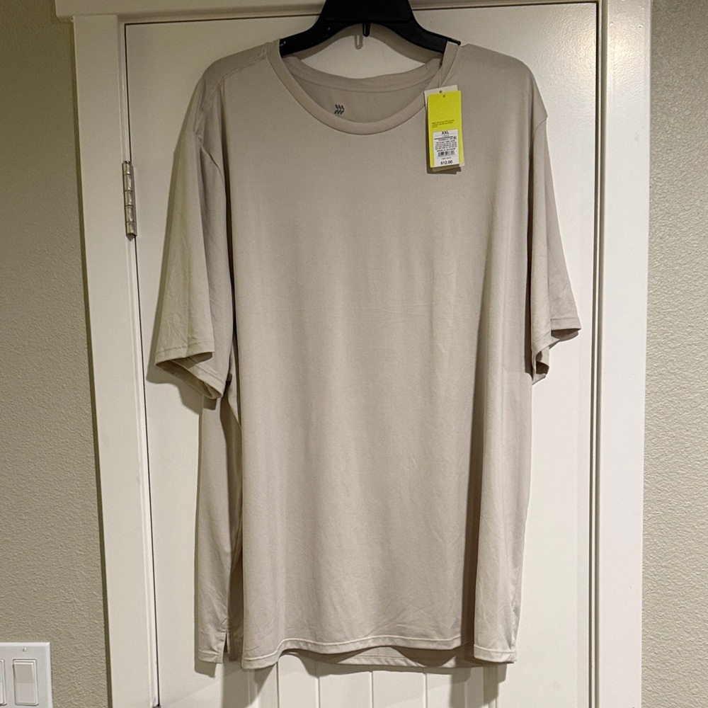 all in motion Men's Short Sleeve Crew Neck T-Shirt - Light Taupe